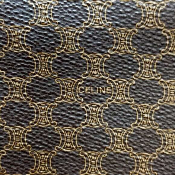 CELINE Brown PVC Hand Bag mon582-102525 - Picture 11 of 16